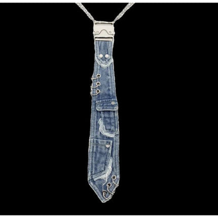 trend denim tie