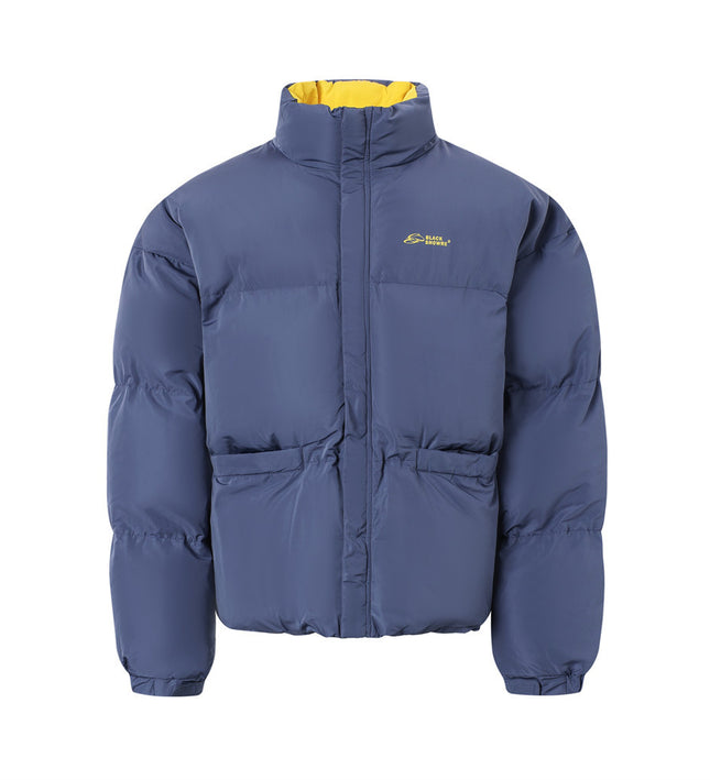 thickened semi-turtleneck warm bread jacket