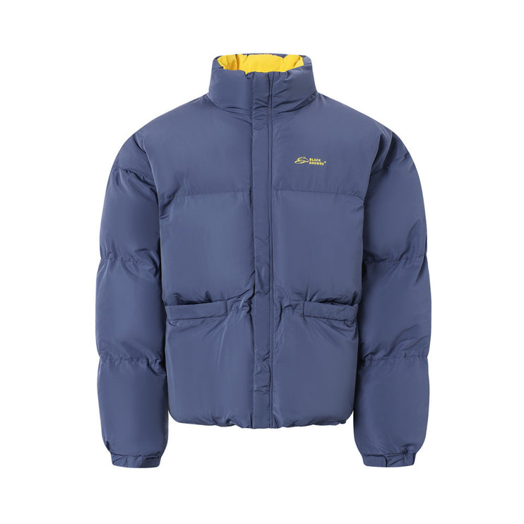 thickened semi-turtleneck warm bread jacket