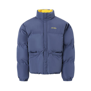 thickened semi-turtleneck warm bread jacket