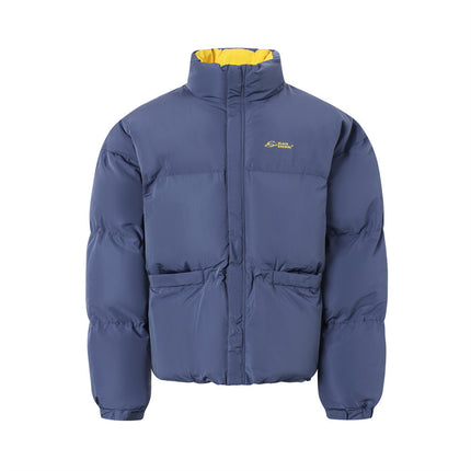 thickened semi-turtleneck warm bread jacket
