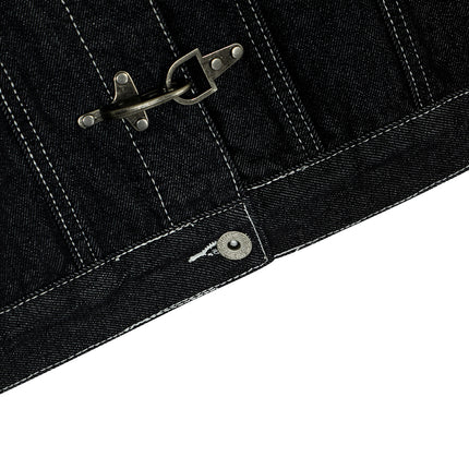 Chaotic High Street Individuality Design Loose Denim Jacket