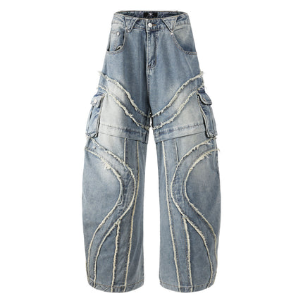 Bearded Design Denim jeans