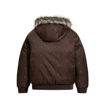 Simple Versatile Hooded Padded Jacket