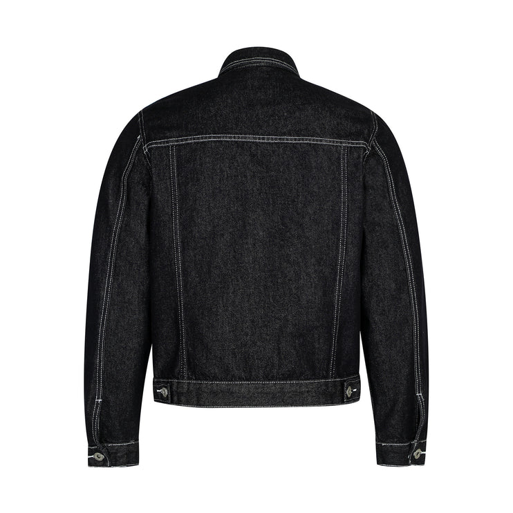 Chaotic High Street Individuality Design Loose Denim Jacket