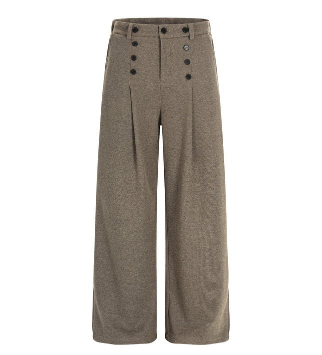 Old Money Style Simple and Versatile Loose Slacks Pants Pants