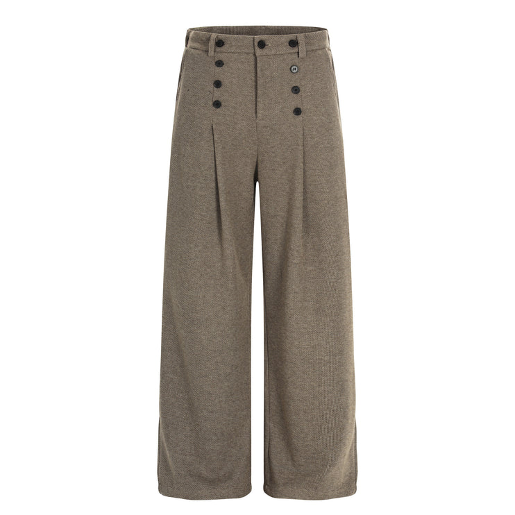 Old Money Style Simple and Versatile Loose Slacks Pants Pants