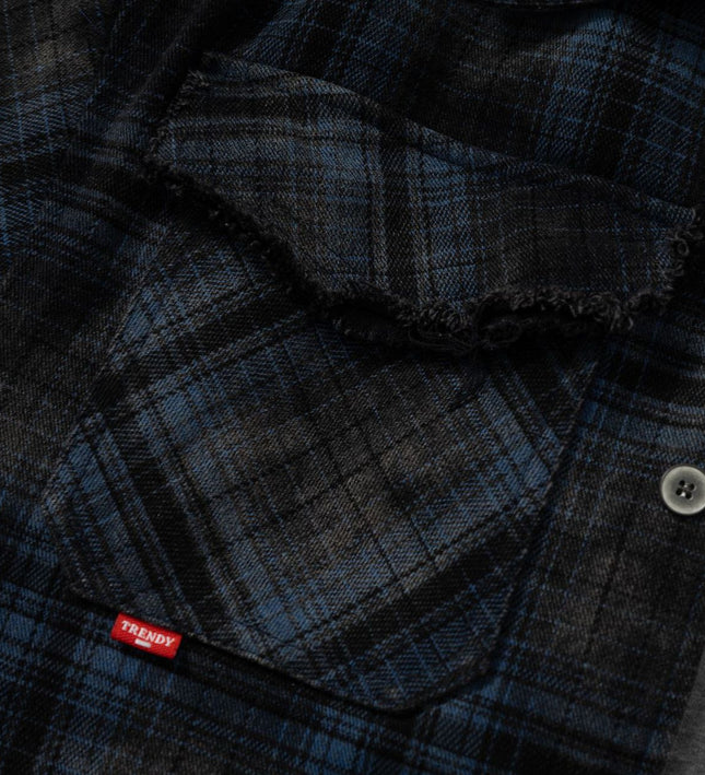 Real Shot American Vintage Check Fake Two Piece Hooded Padded Jacket