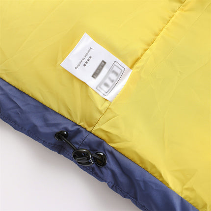 thickened semi-turtleneck warm bread jacket