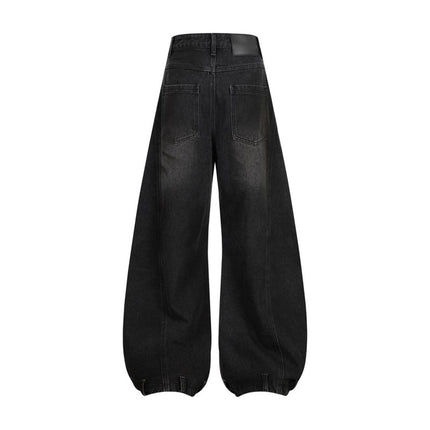 Retro Washed Ripped & Stitch Jeans—3376 - TALKLESSFASHION