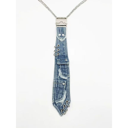 trend denim tie