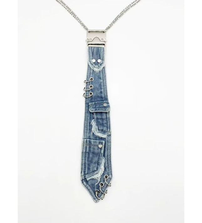 trend denim tie