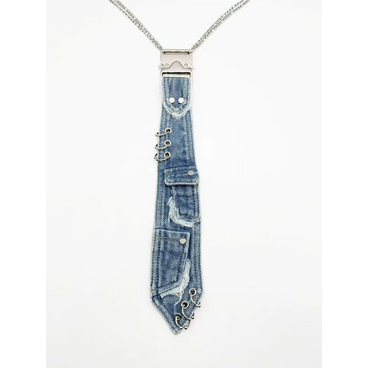 trend denim tie