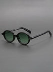 Black Frame Double Green Piece