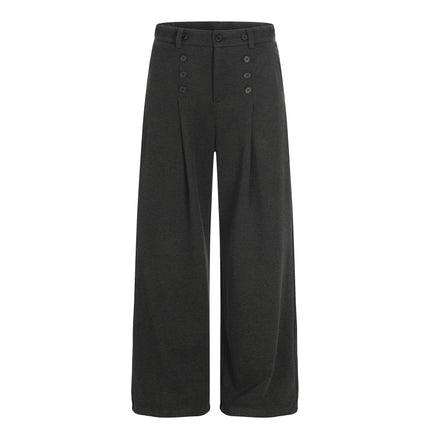 Old Money Style Simple and Versatile Loose Slacks Pants Pants