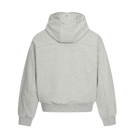 emerald decoration shark hat sweatshirt jacket spring and autumn