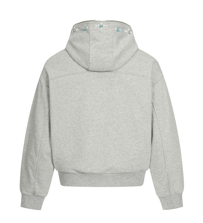 emerald decoration shark hat sweatshirt jacket spring and autumn