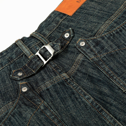 Retro Urban Denim Trousers