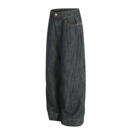 Retro Urban Denim Trousers