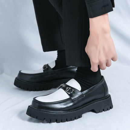 TALKLESS - Flat heelLeather Shoes---7644 - TALKLESSFASHION
