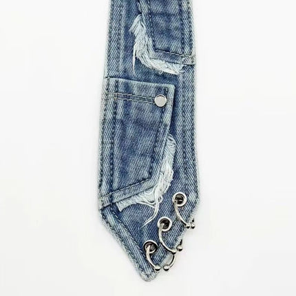 trend denim tie