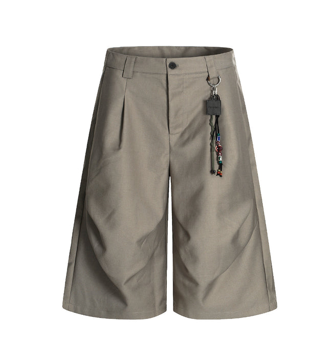 American Retro Drapy Pleated Suit Pants