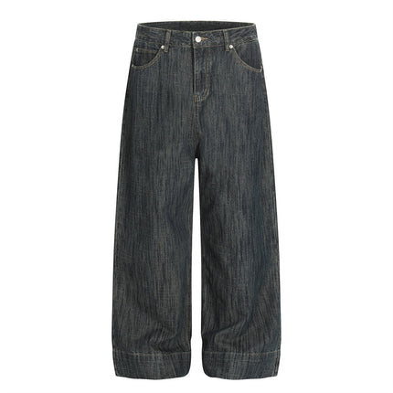 Retro Urban Denim Trousers