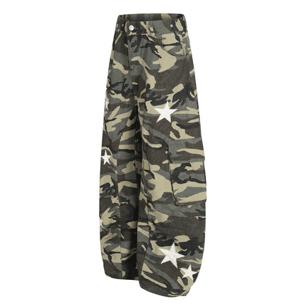 New American Street Chao High Street Personality Design Camouflage Casual Pants