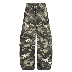 New American Street Chao High Street Personality Design Camouflage Casual Pants