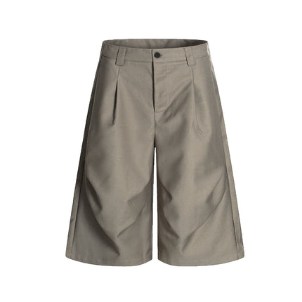 American Retro Drapy Pleated Suit Pants