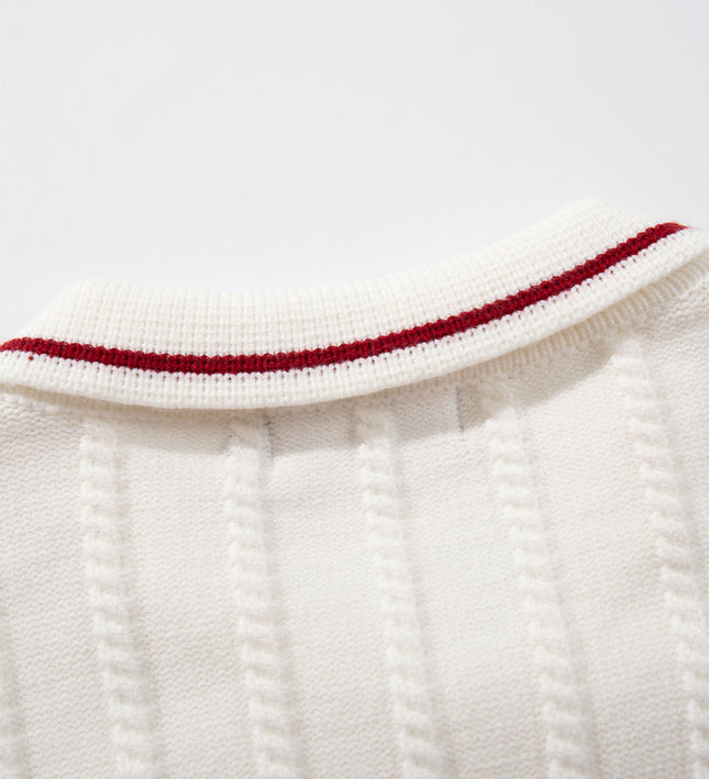 American Vintage Simple Versatile Knit Loose Pullover Sweater