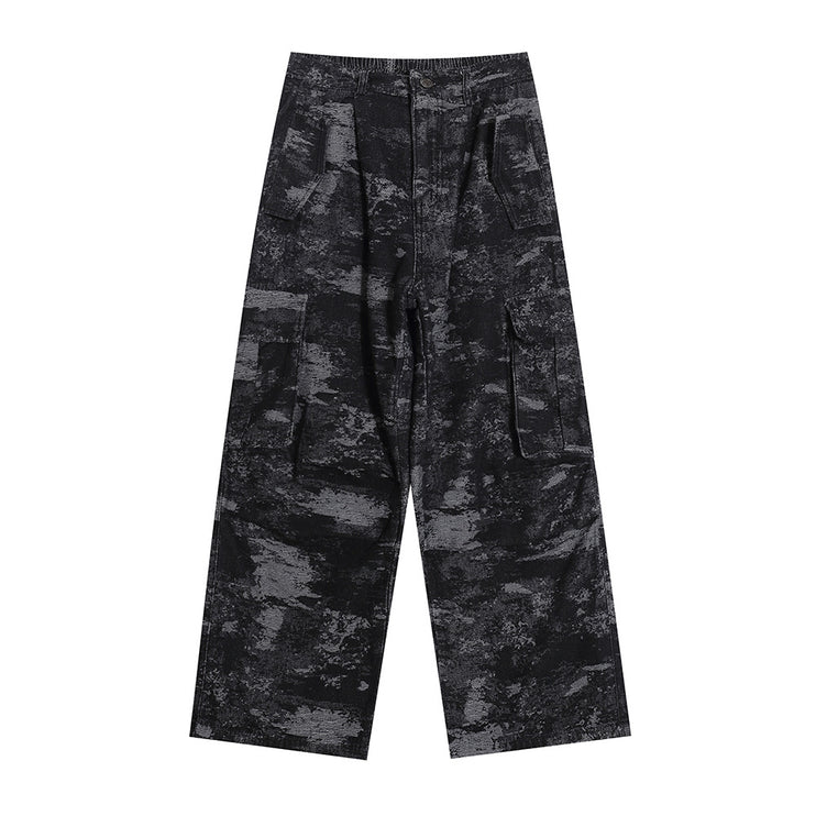 Men's Pleated Wide Leg Leisure Workwear Pants - TALKLESSFASHION