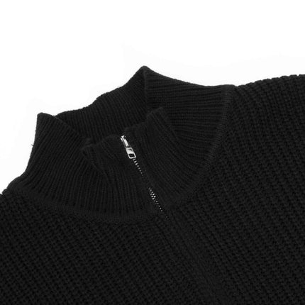Retro Simple Versatile Loose Sweater Cardigan