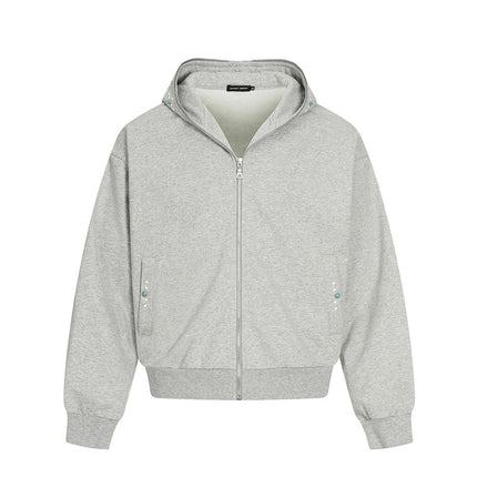 emerald decoration shark hat sweatshirt jacket spring and autumn