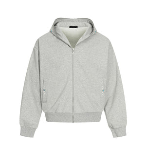 emerald decoration shark hat sweatshirt jacket spring and autumn
