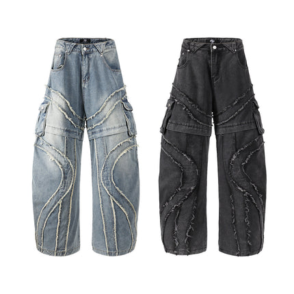Bearded Design Denim jeans