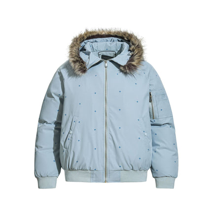 Simple Versatile Hooded Padded Jacket