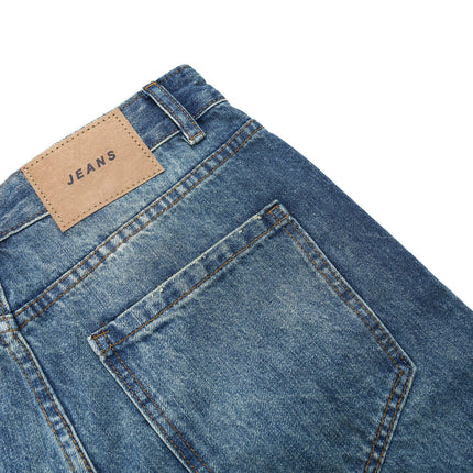 Trendy High Street Personality Washed Denim jeans