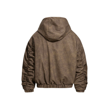 Street Statement Design Loose Hooded Jacket Jacket