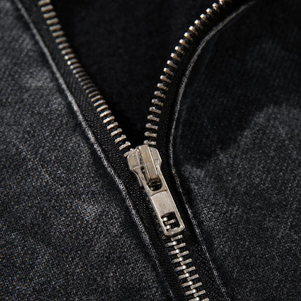 Graphic  Washed Hooded Pullover