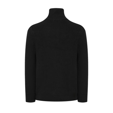 American Vintage Stand Collar Double Open Chain cleantif Knitted Cardigan