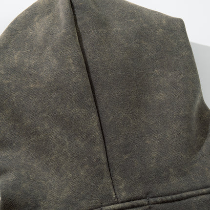 Graphic  Washed Hooded Pullover