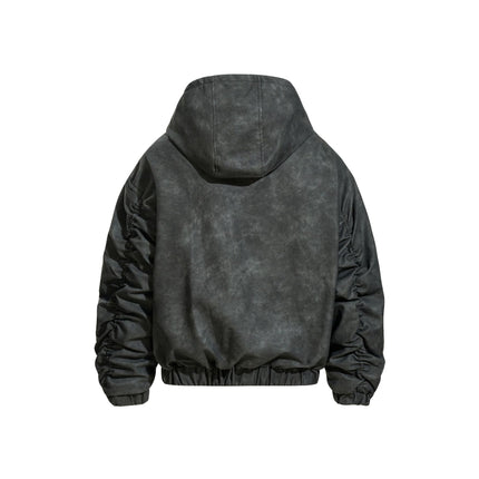Street Statement Design Loose Hooded Jacket Jacket