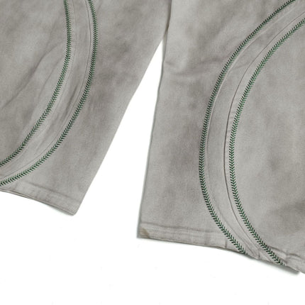 Street Personality Contrast Line Loose Casual Pants