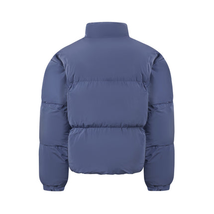 thickened semi-turtleneck warm bread jacket