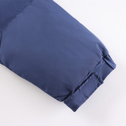 thickened semi-turtleneck warm bread jacket