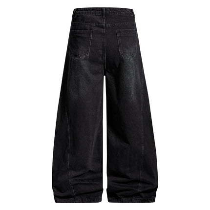 Street Trendy High Street Personalized Design Denim Trousers