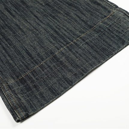 Retro Urban Denim Trousers