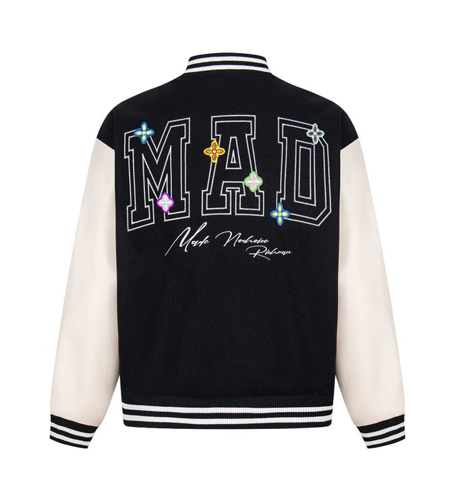 Heavy industry embroidery letter baseball uniform jacket