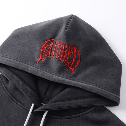 High Street Contrast Stitching Two Piece Hooded Pullover